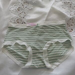 NWR, Size M/L, Green Striped Women's Panties